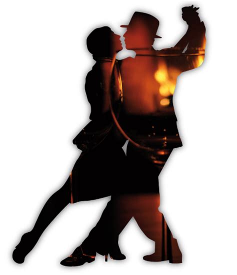 Argentine Tango Ballroom Dance Silhouette Silhouette Png Download
