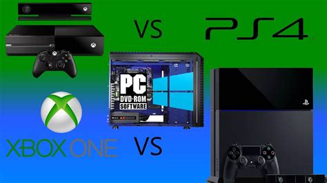 Pc Vs Xbox One Vs Ps4 Youtube