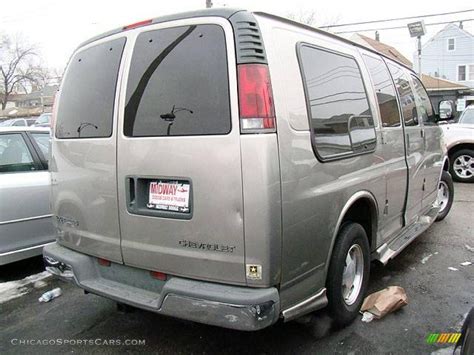 2001 Chevrolet Express 1500 Passenger Conversion Van In Light Pewter