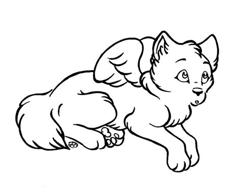 Anime Wolf Girl Chibi Cute Coloring Pages Coloring Pages