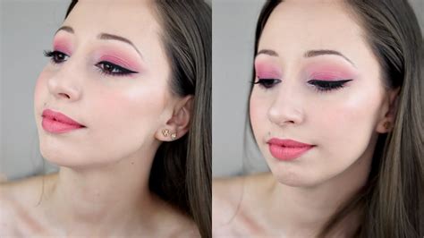 Easy Pink Smokey Eye Makeup Tutorial For Summertime Vasilikis Beauty