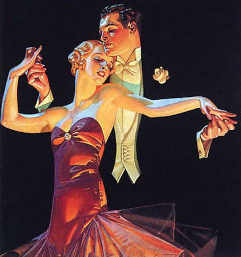 Fashion Couple Dancing Art Deco 8 X 10 Poster Print Art Etsyde