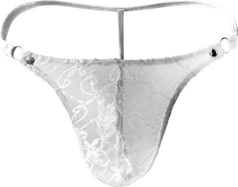 Faringoto Plus Size Lingerie For Men G String Underpants Low Waist Briefs Naughty White Shopstyle