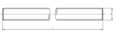 Din Metric Thread Stud Bolts