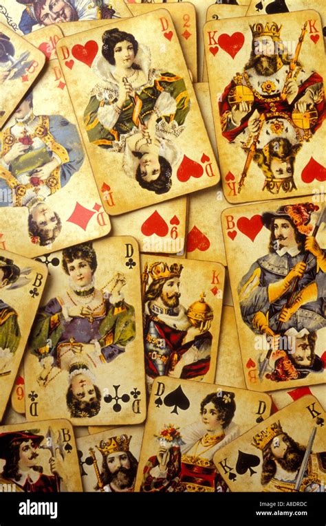 Antique Playing Cards Hi Res Stock Photography And Images Alamy
