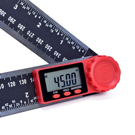 0 200mm 360 Degree Angle Ruler Portable Digital Protractor Angle Finder