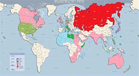 Pre Ww2 World Map United States Map