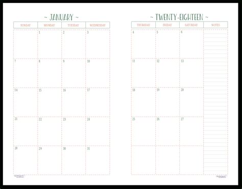 At A Glance Lined Monthly Calendar Printable Calendar Template Printable