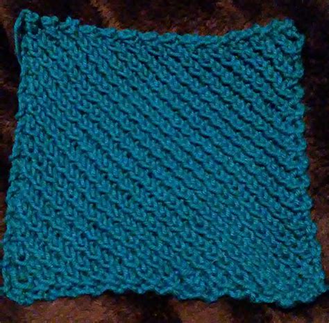 Ravelry Diagonally Twisted Dishcloth Pattern By Mareike Meyer