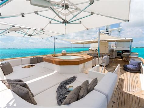 Superyacht Pioneer Lower Sundeck And Jacuzzi — Yacht Charter And Superyacht News