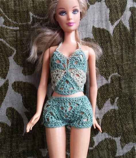 Barbie Doll Crochet Pattern Lace Summer Wardrobe Pdf Download Etsy