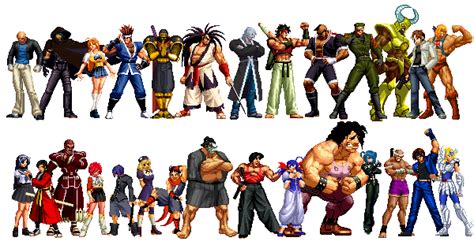 The Mugen Fighters Guild Kof Anthology All Characters Pack Updated