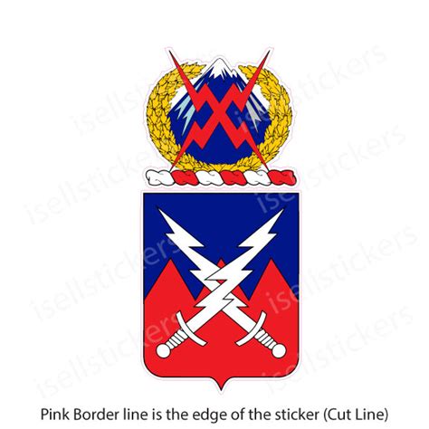 10th Signal Battalion Coa Army Bumper Sticker Vinyl Window Decal I
