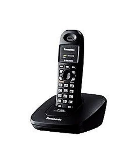 Buy Panasonic Kx Tg3600sx Cordless Landline Phone Black Online At