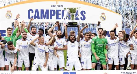 Real Madrid Claim Their 35th La Liga Title Alaves Grab Lifeline