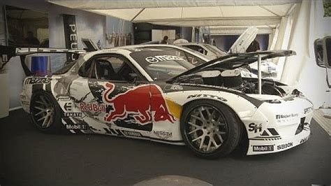 Red Bull Drifter Mad Mike Whiddett And His Insane Mazda Rx At Goodwood