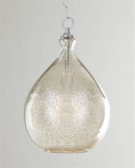 Mercury Glass 1 Light Pendant Neiman Marcus