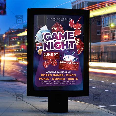 Game Night Flyer Psd Template Exclusiveflyer