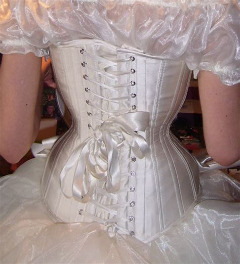 Fine Silk Satin Wedding Underbust Corset Tight Lacing Body Etsy
