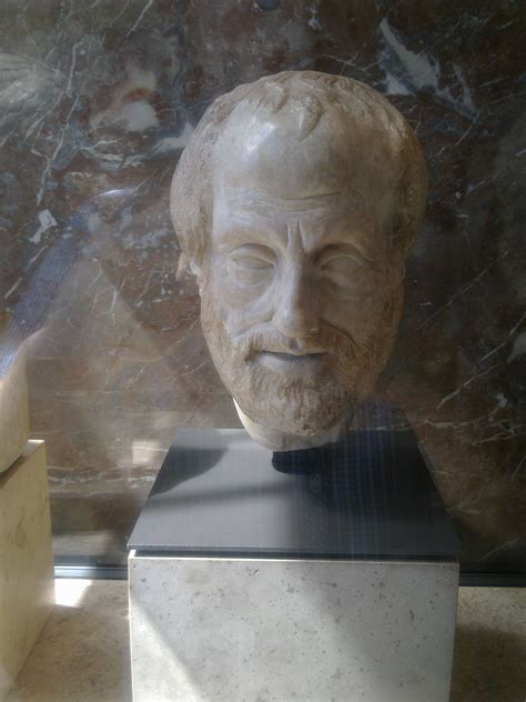 Aristoteles Louvre Statue Art Sculpture