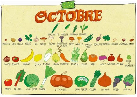 Calendrier Des Récoltes Nopanic Fruits Et Légumes Fruits Et