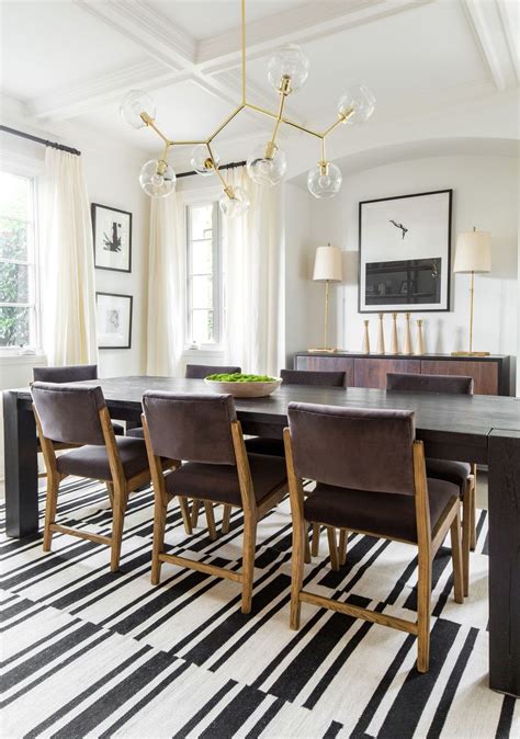 Kye Rug Black And White Dining Room Inspiration Home Decor Home