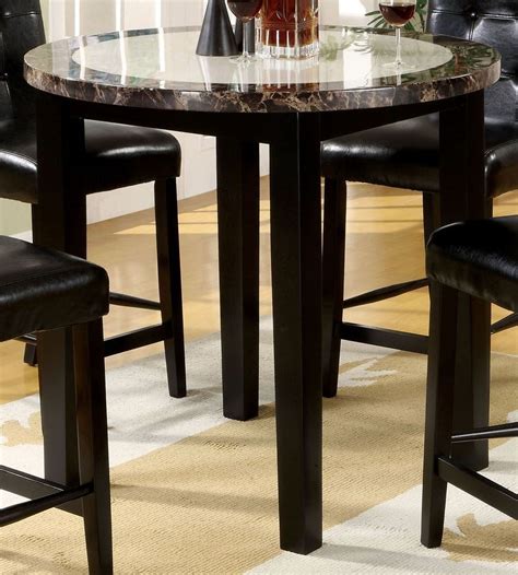Get 5% in rewards with club o! Atlas IV 40" Faux Marble Round Counter Height Table from ...