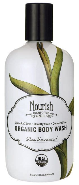 Organic Body Wash Pure Unscented Organic Body Wash Nourish Organic