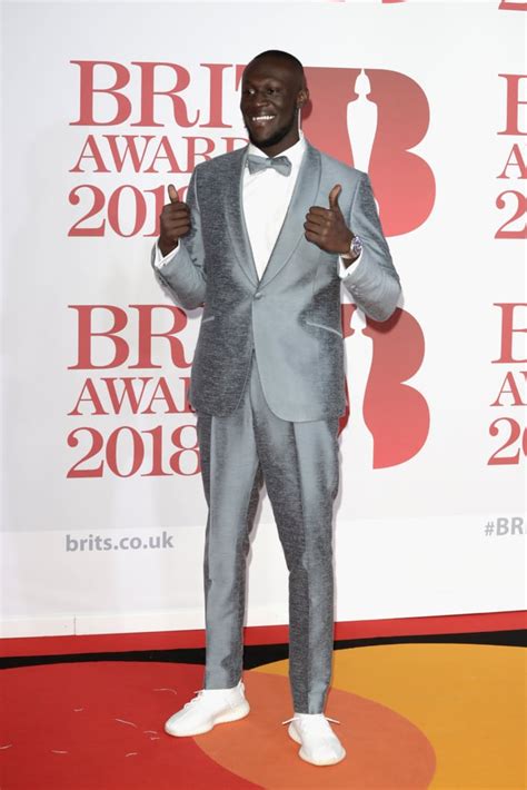Stormzy Best Photos From The Brit Awards 2018 Popsugar Celebrity Uk