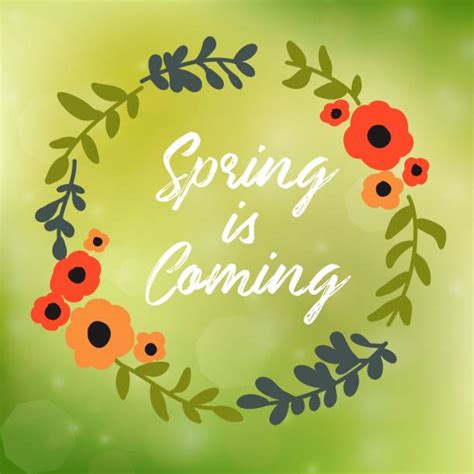 Best Spring Is Coming Illustrations Royalty Free Vector Graphics