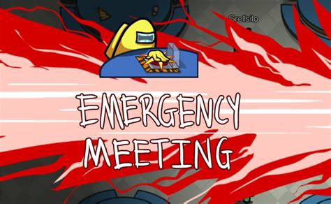 Among Us Emergency Meeting Rmemetemplatesofficial