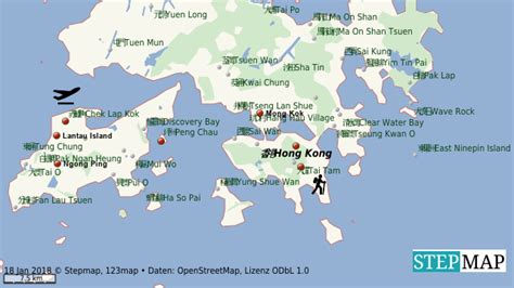 Stepmap Hong Kong 1 Landkarte Für Welt