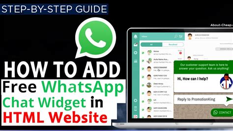 How To Add Whatsapp Live Chat Code To Your Html Website Youtube