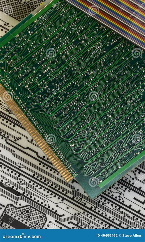 Electronics Printed Circuit Boards Stock Photo Image Of