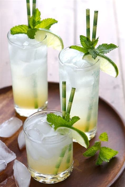 You now have a nice watermelon/limeade/chervil syrup to make your limeade. An infused simple syrup of with tropical flavors is the ...