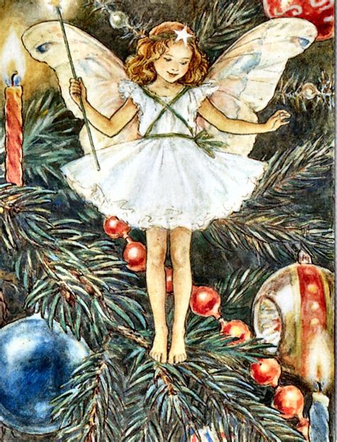 The Christmas Tree Fairy By Mary Cicely Barker Flower Fairies