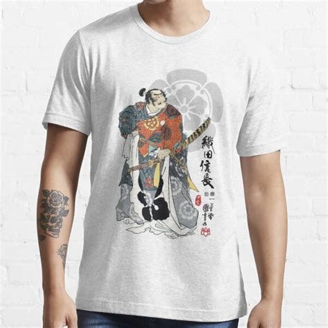 Oda Nobunaga Ukiyo E T Shirt For Sale By Takeda Art Redbubble Oda