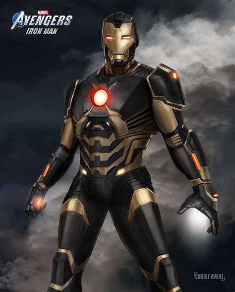 Marvel Now The Avengers Iron Man Black Gold 110 Scale Artfx Statue
