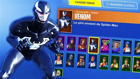 A fortnite leak has revealed the size of the upcoming venom skin, and it looks like it's going to be pretty big. SKIN VENOM sur FORTNITE ! 😈 - YouTube