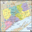 Detailed Map of Connecticut State - Ezilon Maps