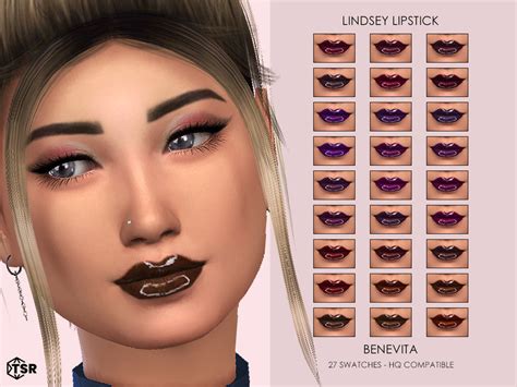 The Sims Resource Lindsey Lipstick Hq