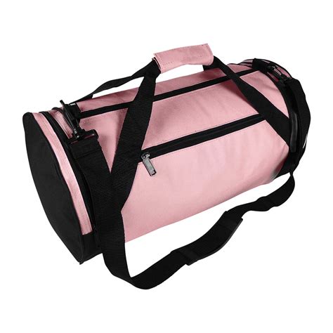 Dalix 18 Duffle Bag Roll Bag Travel Sports Gym Bag In Pink And Black