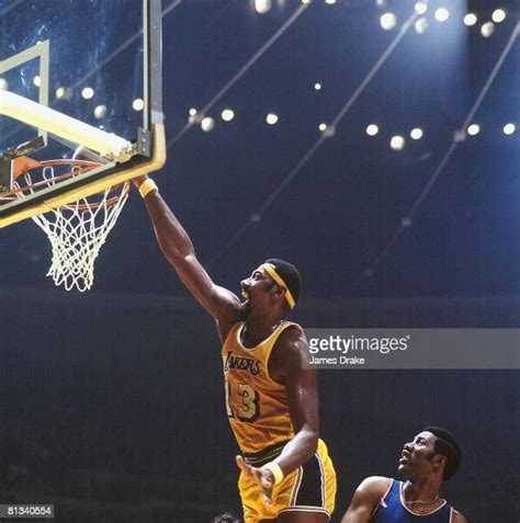 Finals Los Angeles Lakers Wilt Chamberlain In Action Making Dunk Vs