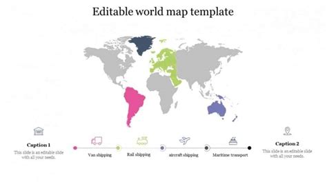 5 Editable World Map Powerpoint Templates 2023