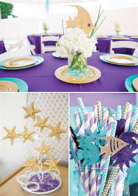 Mermaid theme birthday supplies little party decoration banner balloon for kids favors wedding decorations. Baby Shower Ideas Little Mermaid Baby Shower Ideas Little ...