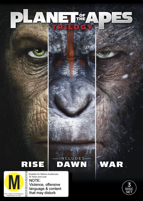 Planet Of The Apes Trilogy Collection Dvd Buy Now At Mighty Ape Nz