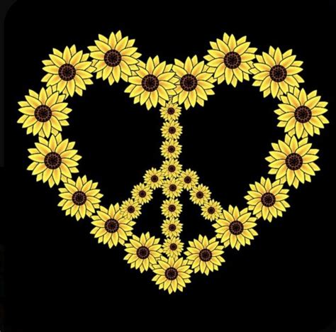 Pin By Judy Dunn On Sunflowers Peace Sign Art Beautiful Wallpapers