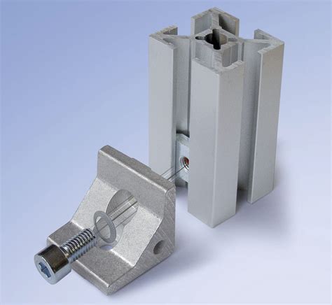 Aluminum Profile Fastening Element Maschinenbau Kitz Gmbh Metallic