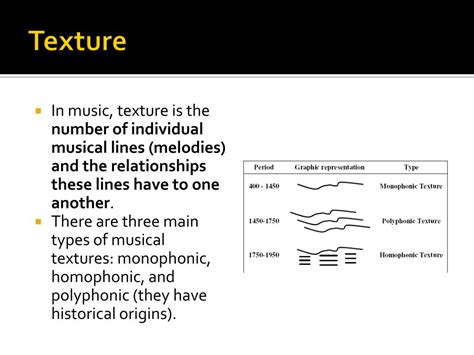 First, search for stems of the songs you love. What Are The Types Of Texture In Music - slideshare