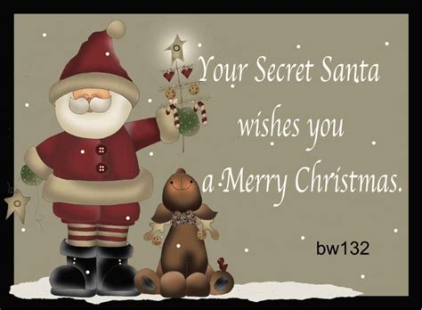 Secret Santa Christmas Wishes The Perfect T For Your Loved Ones